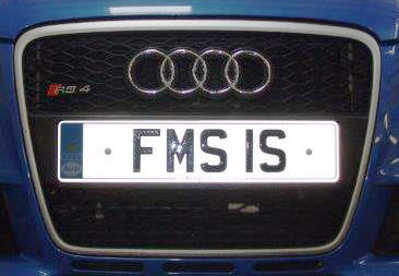 FMS1S number plate
